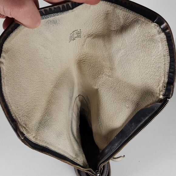 Freebird by Steven Women's Drove US9 Black Leather Distressed Western Boots - Picture 16 of 16